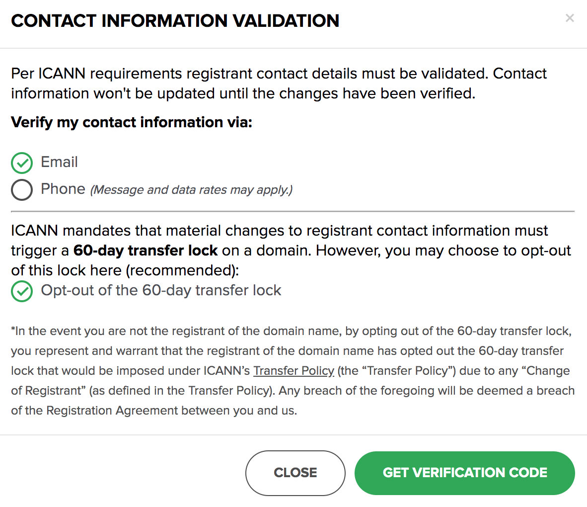 Do I have to wait 60 days to transfer domain?